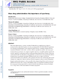 Cover page: Mass drug administration: the importance of synchrony.