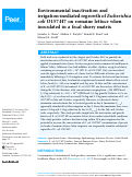 Cover page: Environmental inactivation and irrigation-mediated regrowth of Escherichia coli O157:H7 on romaine lettuce when inoculated in a fecal slurry matrix