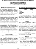 Cover page: A Cultural Schema Underlying Crowd Member Decisions in the Middle East