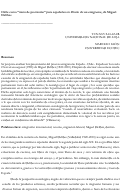 Cover page: Chile como “tierra de promisión” para españoles en <em>Diario de un emigrante</em>, de Miguel Delibes