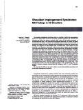 Cover page: Shoulder impingement syndrome: MR findings in 53 shoulders.