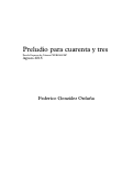 Cover page: Preludio para cuarenta y tres