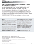 Cover page: Alpha-1 Antitrypsin MZ Heterozygosity Is an Endotype of Chronic Obstructive Pulmonary Disease.