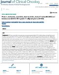 Cover page: Phase 1, multicenter, open-label, dose-escalation, study of marizomib (MRZ) and bevacizumab (BEV) in WHO grade IV malignant glioma (G4 MG).