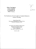 Cover page: The distribution of cycle lengths in graphical models for iterative decoding