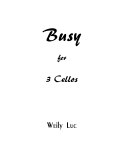 Cover page: Busy
