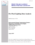 Cover page: Per-Pixel Lighting Data Analysis