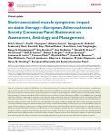 Cover page: Statin-associated muscle symptoms: impact on statin therapy—European Atherosclerosis Society Consensus Panel Statement on Assessment, Aetiology and Management