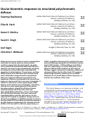 Cover page: Ocular biometric responses to simulated polychromatic defocus.