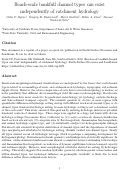 Cover page: Reach-�scale bankfull channel types can exist independently of catchment hydrology