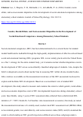 Cover page: Gender, racial-ethnic, and socioeconomic disparities in the development of social-emotional competence among elementary school students