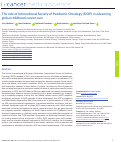 Cover page: The role of International Society of Paediatric Oncology (SIOP) in advancing global childhood cancer care.