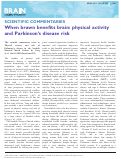 Cover page: When brawn benefits brain: physical activity and Parkinson’s disease risk