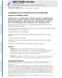Cover page: Longitudinal course and risk factors associated with psychosis in bipolar youths