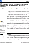 Cover page: Anti-Inflammatory Oxysterol, Oxy210, Inhibits Atherosclerosis in Hyperlipidemic Mice and Inflammatory Responses of Vascular Cells