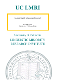 Cover page of Academic English: A Conceptual Framework
