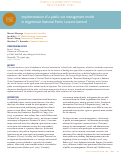 Cover page: Implementation of a public use management model in Argentinian National Parks: Lessons learned