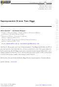 Cover page: Supersymmetric D-term Twin Higgs