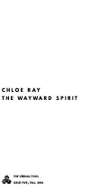 Cover page: The Wayward Spirit