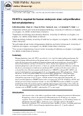 Cover page: PRMT5 is Required for Human Embryonic Stem Cell Proliferation But Not Pluripotency