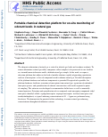 Cover page: Portable chemical detection platform for on-site monitoring of odorant levels in natural gas