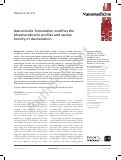 Cover page: Nanomicelle formulation modifies the pharmacokinetic profiles and cardiac toxicity of daunorubicin