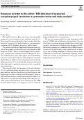 Cover page: Response to letter to the editor: “MRI detection of suspected nasopharyngeal carcinoma: a systematic review and meta-analysis”