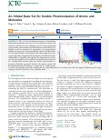 Cover page: An Orbital Basis Set for Double Photoionization of Atoms and Molecules.