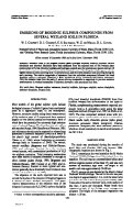 Cover page: Emissions of biogenic sulphur compounds from several wetland soils in Florida