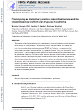 Cover page: Phenotyping as disciplinary practice: Data infrastructure and the interprofessional conflict over drug use in California