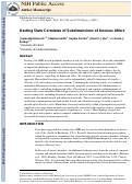 Cover page: Resting State Correlates of Subdimensions of Anxious Affect