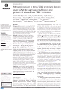 Cover page: Pathogenic variants in the AFG3L2 proteolytic domain cause SCA28 through haploinsufficiency and proteostatic stress-driven OMA1 activation