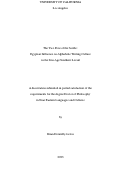 Cover page: The Two Pens of the Scribe: Egyptian Influence on Alphabetic Writing Culture in the Iron Age Southern Levant