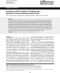 Cover page: Prevalence and Correlates of Self-Injurious Behaviors Among Justice-Involved Youth.