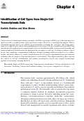 Cover page: Identification of Cell Types from Single-Cell Transcriptomic Data