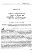 Cover page: Evidence for supernumerary GABAergic neurons and disinhibition in the hippocampus of seizure-sensitive gerbils