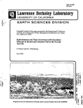 Cover page: Radioelements and Their Occurence with Secondary Minerals in Heated and Unheated Tuff at the Nevada Test Site