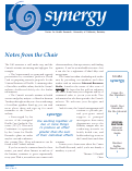 Cover page of synergy, Fall 2003