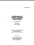 Cover page: A Simulation Framework and Environment for Activity-Based Transportation Modeling