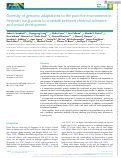 Cover page: Diversity of genomic adaptations to the post‐fire environment in Pezizales fungi points to crosstalk between charcoal tolerance and sexual development