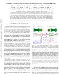 Cover page: Catching Time-Reversed Microwave Coherent State Photons with 99.4% Absorption Efficiency