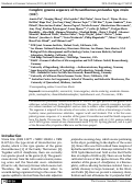 Cover page: Complete genome sequence of Oceanithermus profundus type strain (506T)