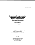 Cover page: Development of a Microscopic Activity-Based Framework for Analyzing the Potential Impact of Transportation Control Measures on Vehicle Emissions