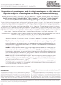 Cover page: Disposition of amodiaquine and desethylamodiaquine in HIV-infected Nigerian subjects on nevirapine-containing antiretroviral therapy