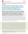 Cover page: Statin-associated muscle symptoms: impact on statin therapy-European Atherosclerosis Society Consensus Panel Statement on Assessment, Aetiology and Management.