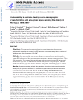 Cover page: Vulnerability to extreme heat by socio-demographic characteristics and area green space among the elderly in Michigan, 1990–2007