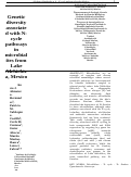 Cover page: Genetic diversity associated with N-cycle pathways in microbialites from Lake Alchichica, Mexico