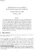 Cover page: Thick-Restart Lanczos Method for Symmetric Eigenvalue Problems