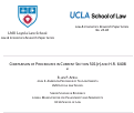 Cover page: Comparison of Procedures in Current Section 501(p) and H.R. 6408