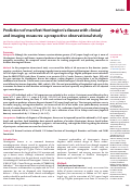 Cover page: Prediction of manifest Huntington's disease with clinical and imaging measures: a prospective observational study